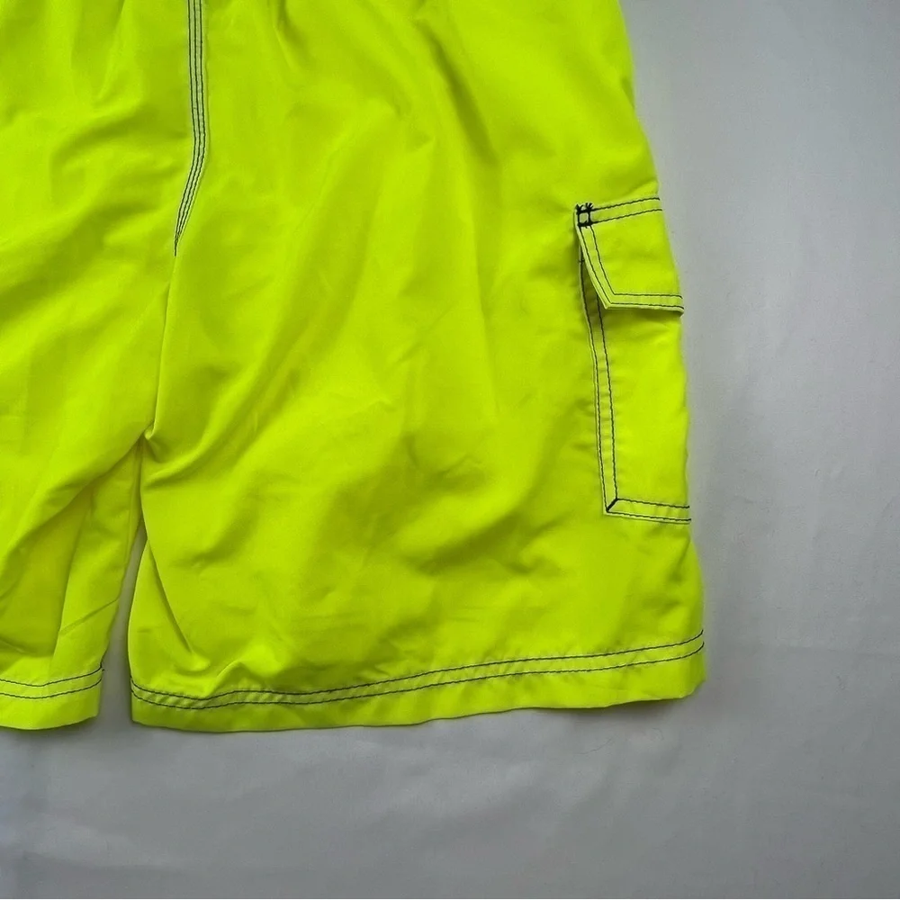 Route 66 - Men’s Trunks - Bright Yellow - Neon - Large